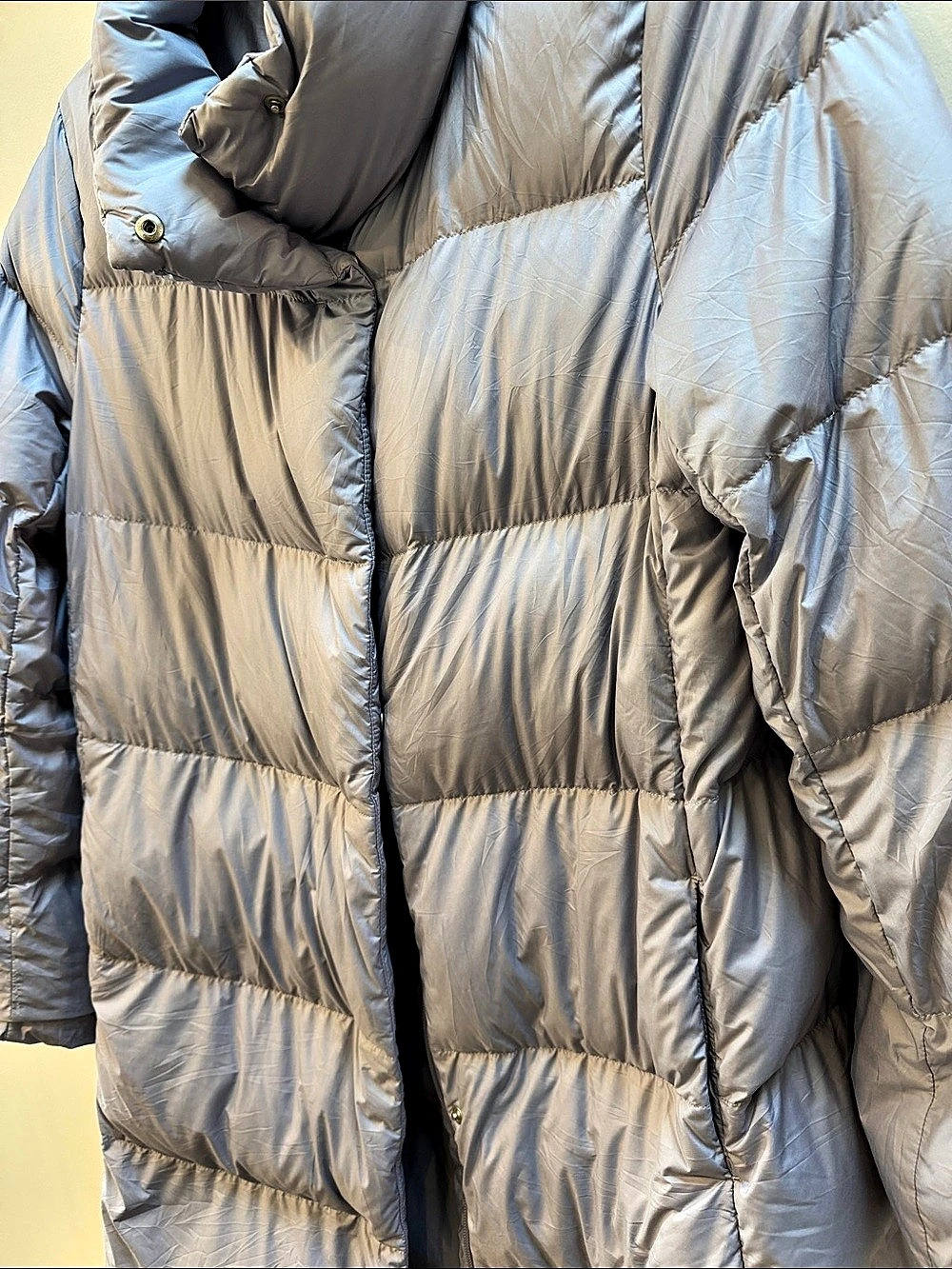Uniqlo Lilac Ultra Light Down Long Coat - Picture 5 of 5